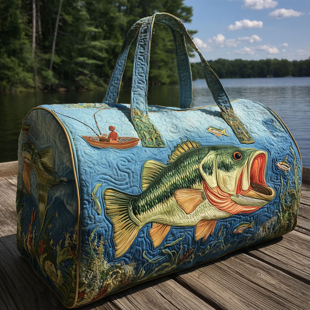 Hook Line Quilted Duffle Bag Best Duffel Bag For Women Best Gifts For Her