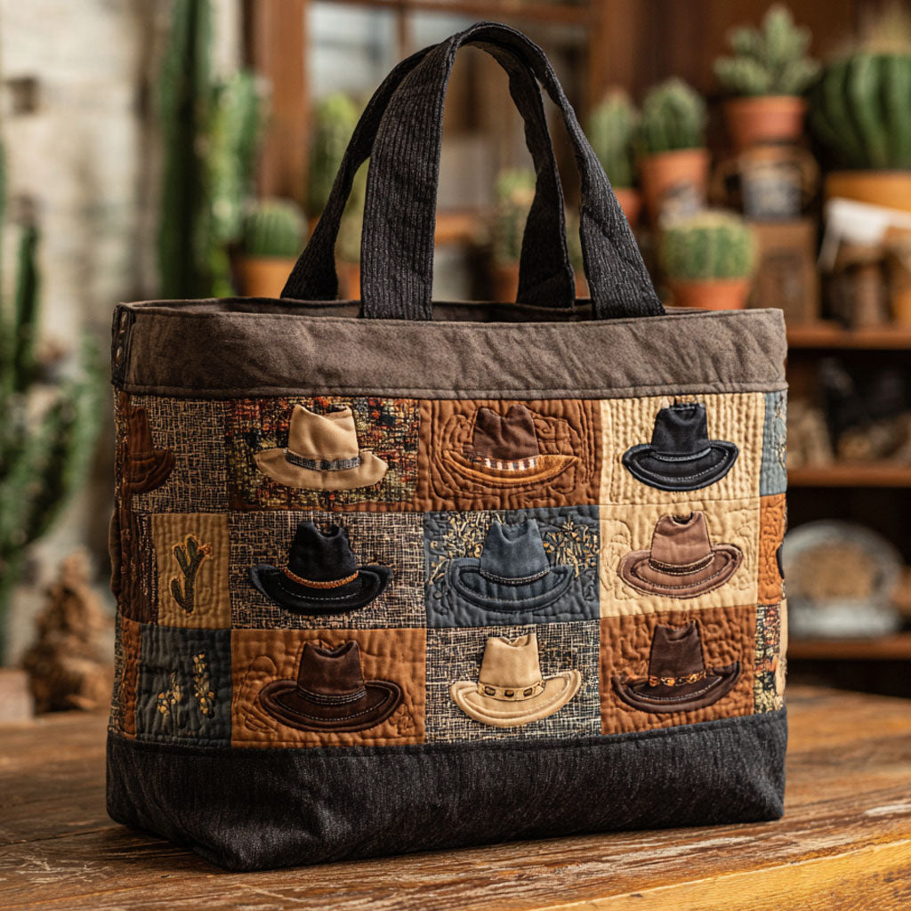 Howdy Harmony Quilted Tote Bag Popular Totes Western Cowboy Gifts For Dad