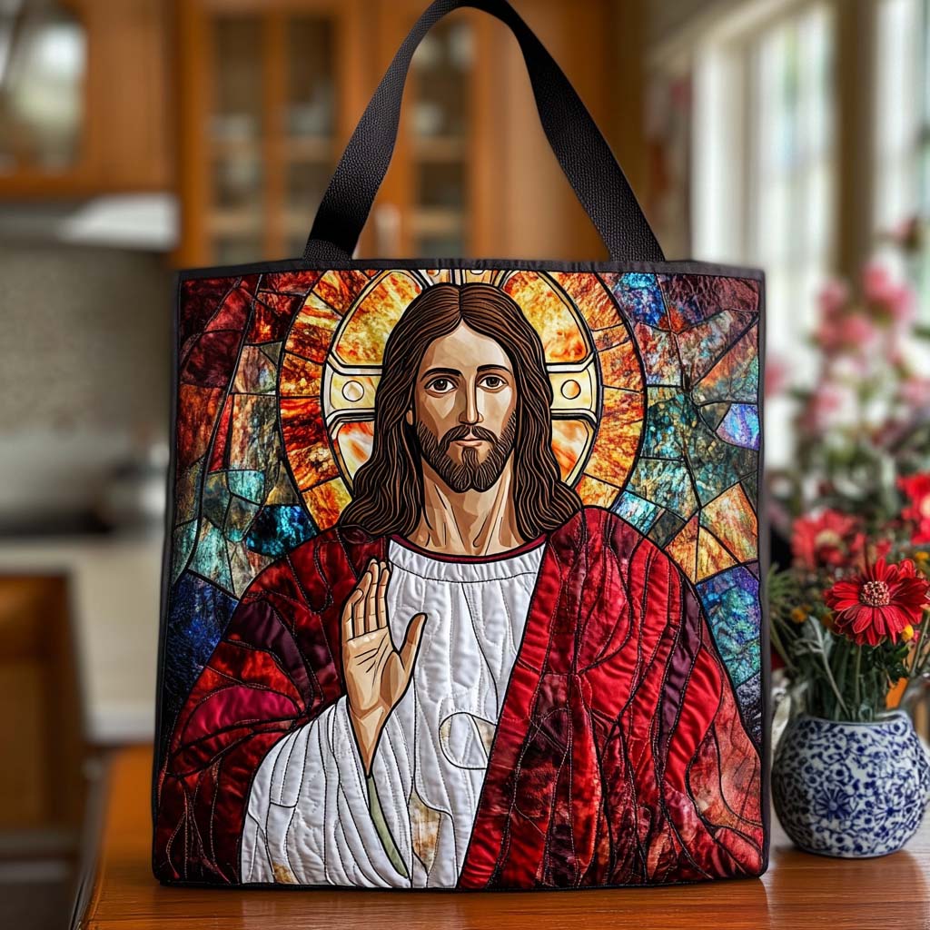 Jesus Hope Always Quilted Tote Bag Best Mom Tote Bag Unique Religious Gifts