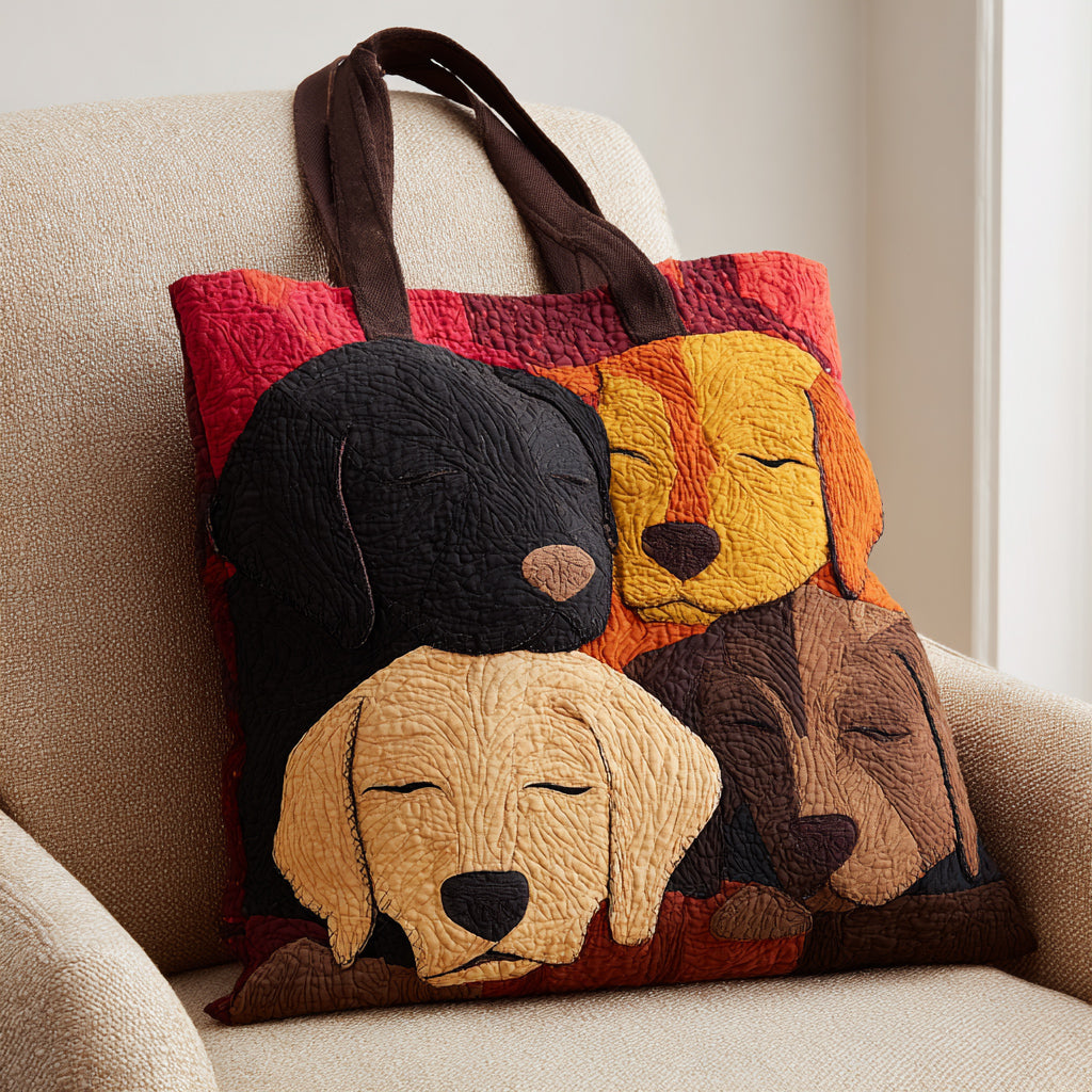 Labrador Retriever Dreams Quilted Tote Bag Best Ladies Tote Bags Labrador Gifts For Dog Lovers