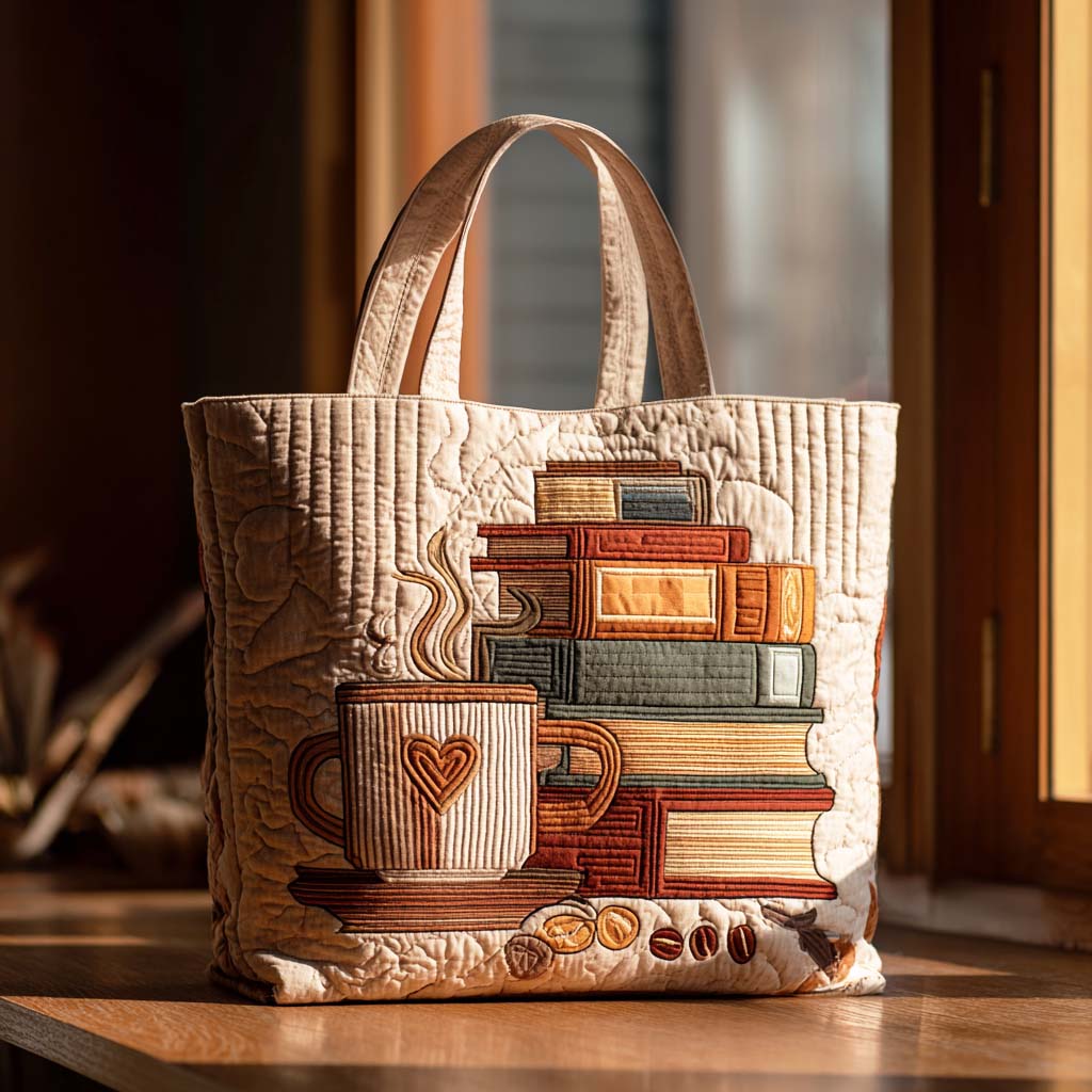 Latte Story Quilted Tote Bag Ladies Shoulder Bags Best Everyday Tote