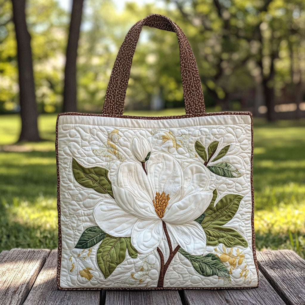 Magnolia Reflections Quilted Tote Bag Shoulder Bags For Women Great Birthday Gifts For Mom
