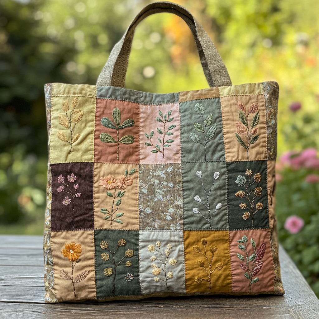 Meadow Path Quilted Tote Bag The Perfect Tote Bag Last Minute Birthday Gifts For Mom