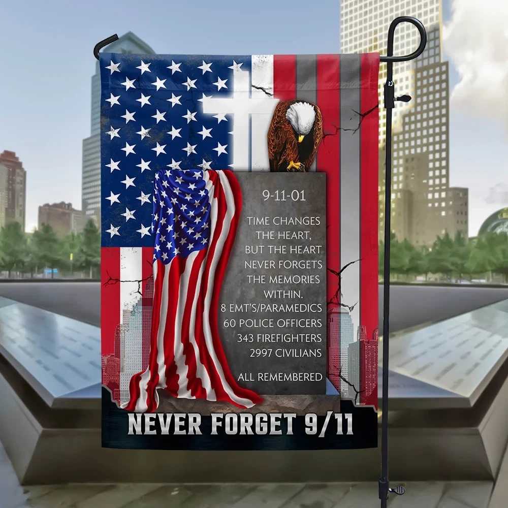 Memorial Day Never Forget 911 Flag September 11 Memorial American Flag Patriot Day Flag Patriotic Gift