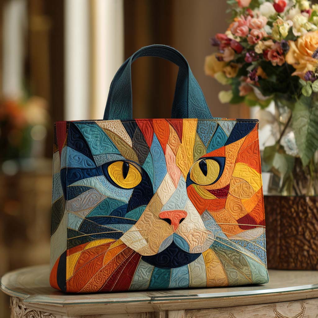 Meow Muse Quilted Tote Bag Best Bags For Women Autumn Gifts For Friends