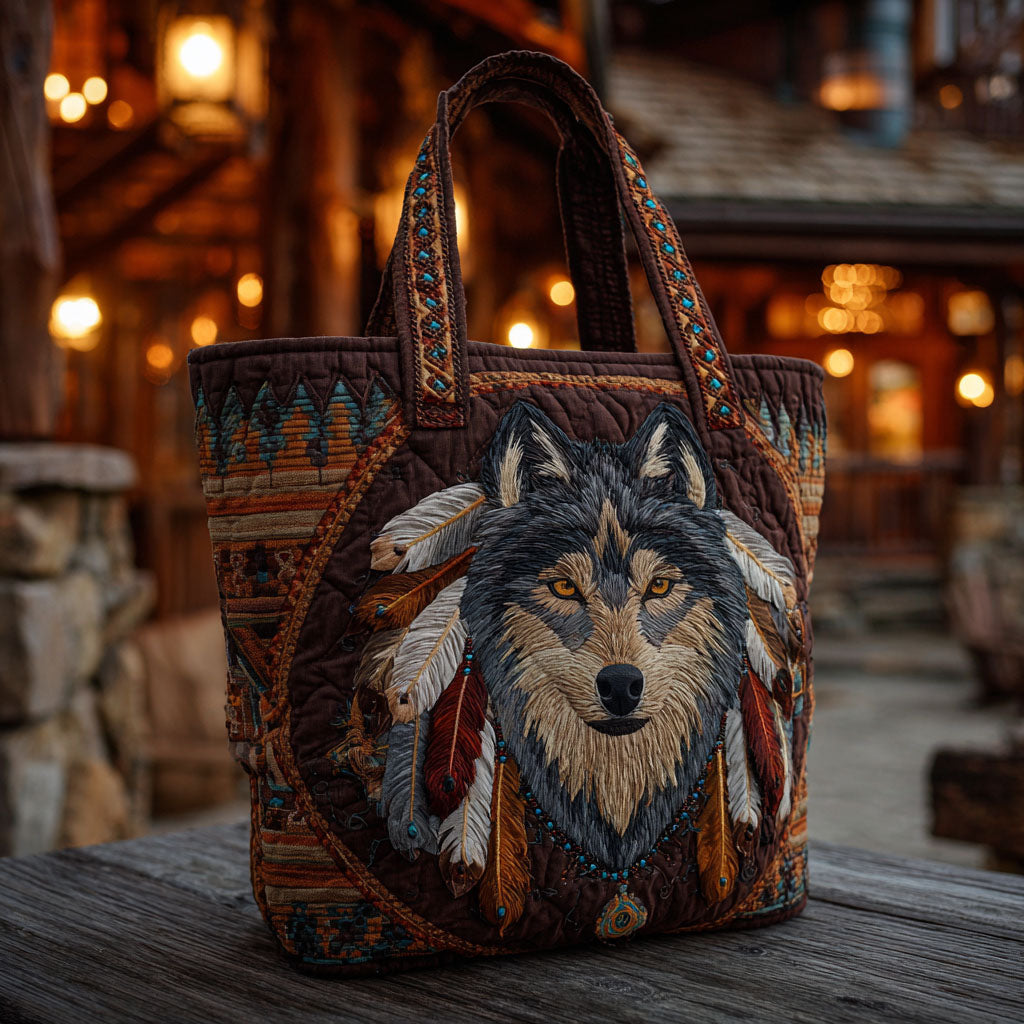 Midnight Howl Quilted Tote Bag Large Tote Bag Top 10 Mother's Day Gift Ideas