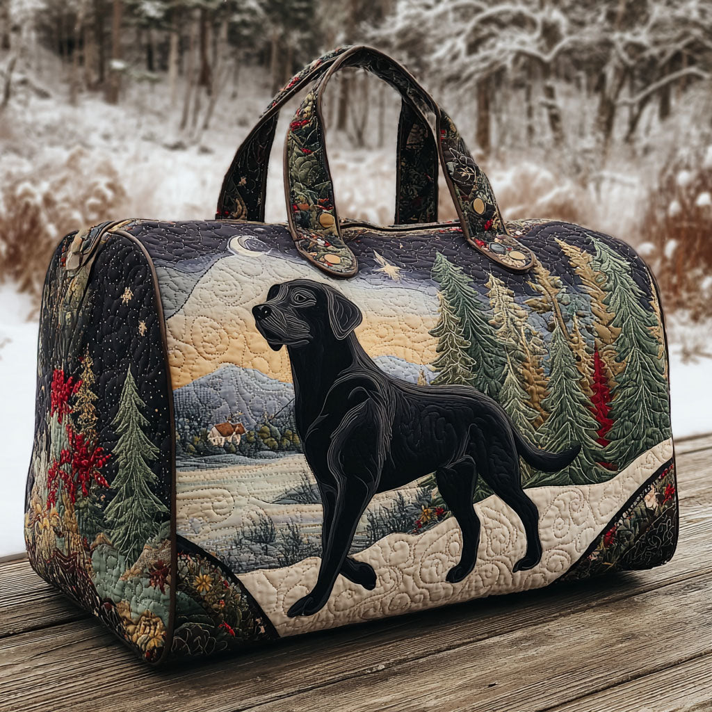Midnight Snow Quilted Duffle Bag Best Duffle Bags Present Ideas For Animal Lovers