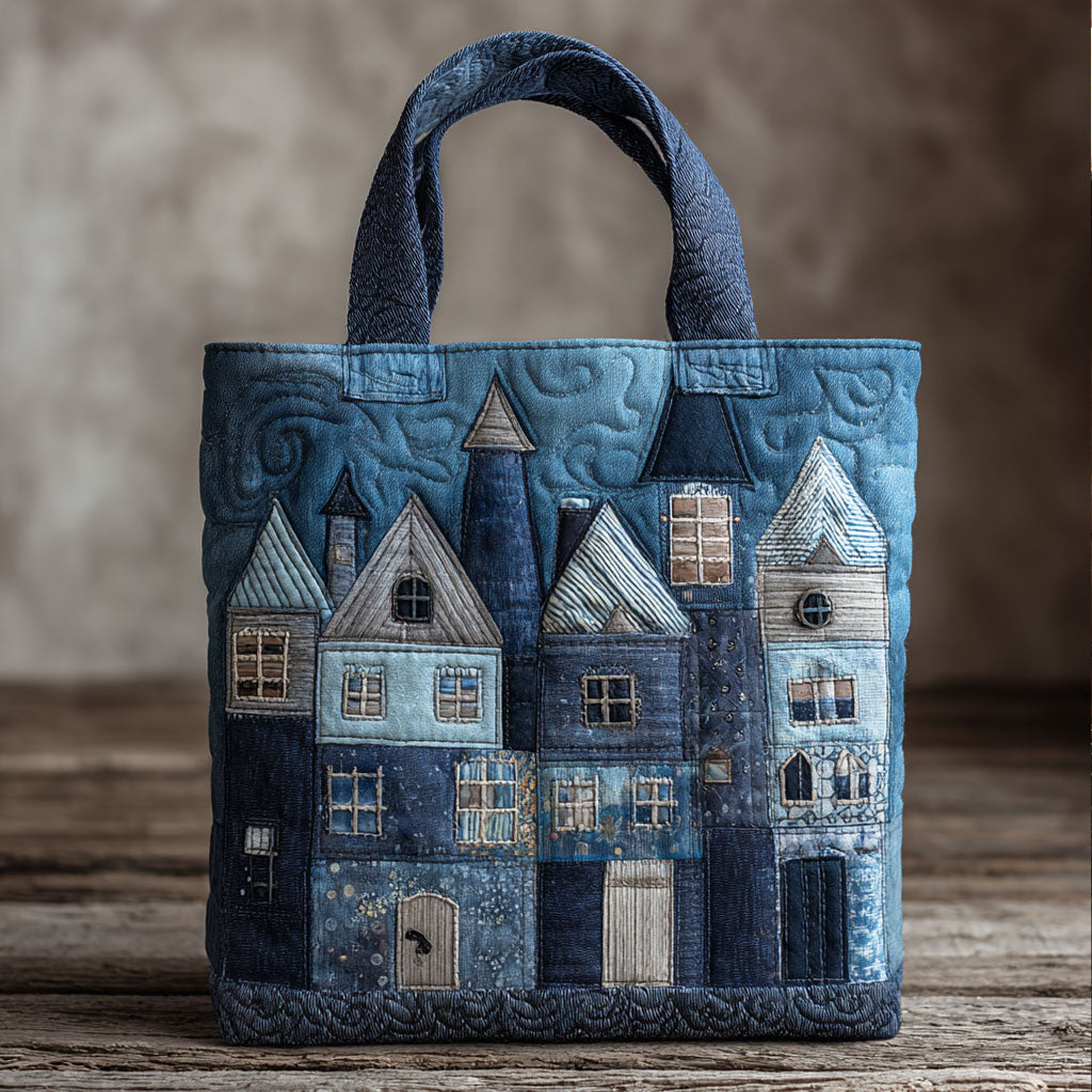 Moonlit Town Quilted Tote Bag Best Tote Bags For Women Best Mothers Day Ideas