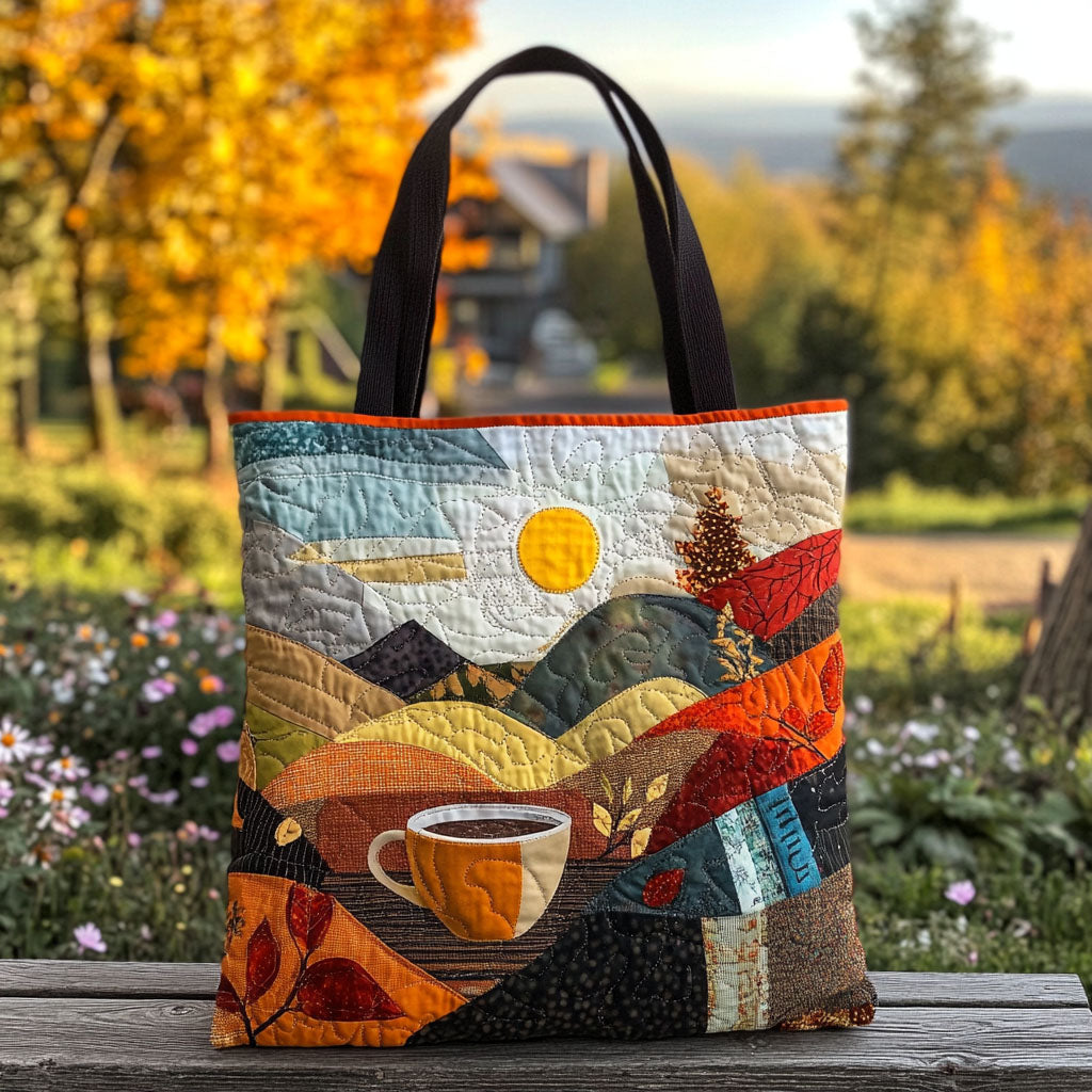 Morning Ritual Quilted Tote Bag The Perfect Tote Bag Book Lover Gifts For Girlfriend