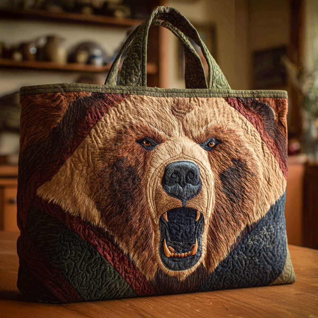 Morning Roar Quilted Tote Bag Nice Tote Bags Good Gifts For Dads