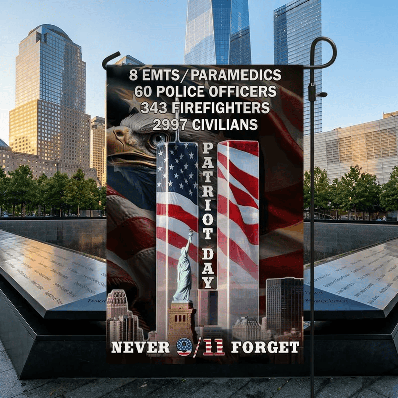 Never Forget 9.11 Patriot Day Eagle American Flag 2026 Patriot Day Merch Best Gift For Patriot