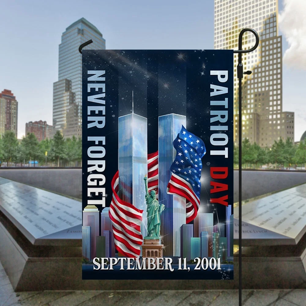 Never Forget 911 Patriot Day September 11th 2001 American Flag 911 25th Anniversary Flag Gift Ideas