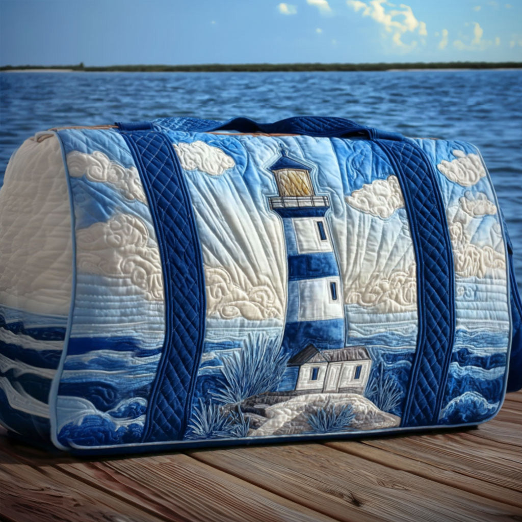 Ocean Lantern Quilted Duffle Bag Cool Duffle Bags Lighthouse Gifts Items