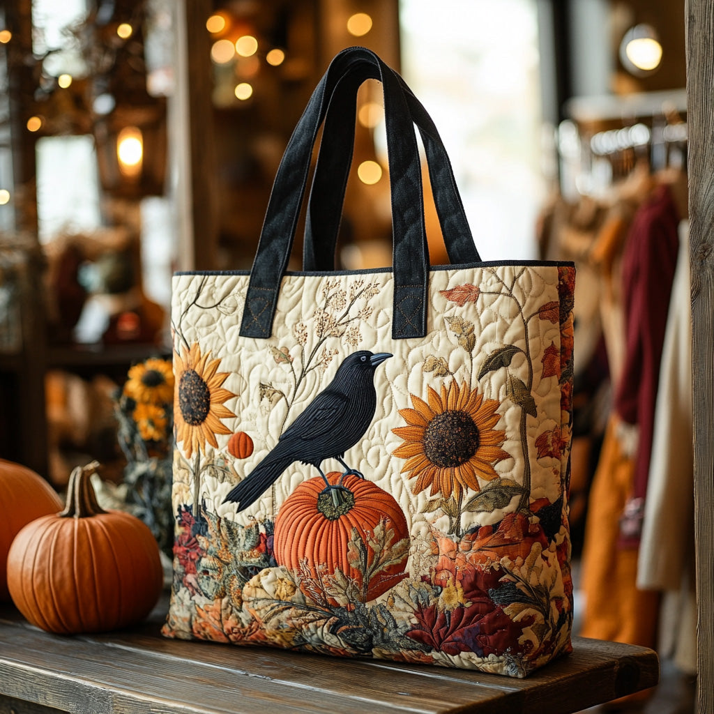 October Perch Quilted Tote Bag Best Bags For Women Cute Fall Gifts