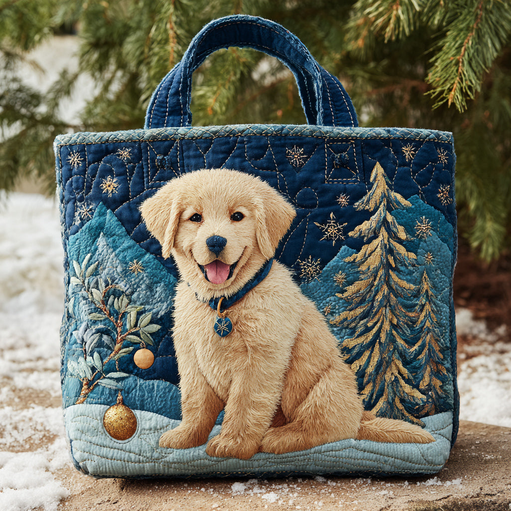Ornament Golden Retriever Quilted Tote Bag Best Mom Tote Bag Best Gifts For Golden Retriever Owners