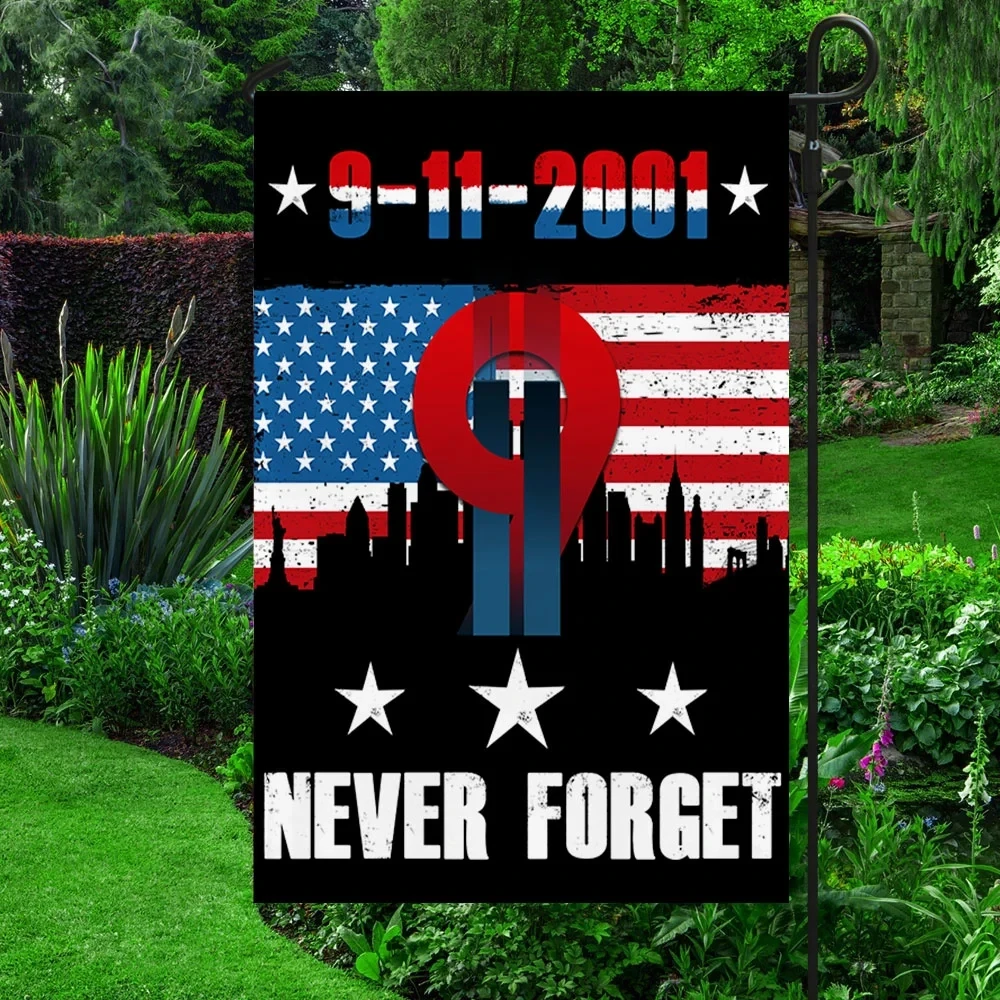 Patriot Day 911 Never Forget September 11th Memorial Flag 911 Patriot Day Flag Memorial Gift Ideas
