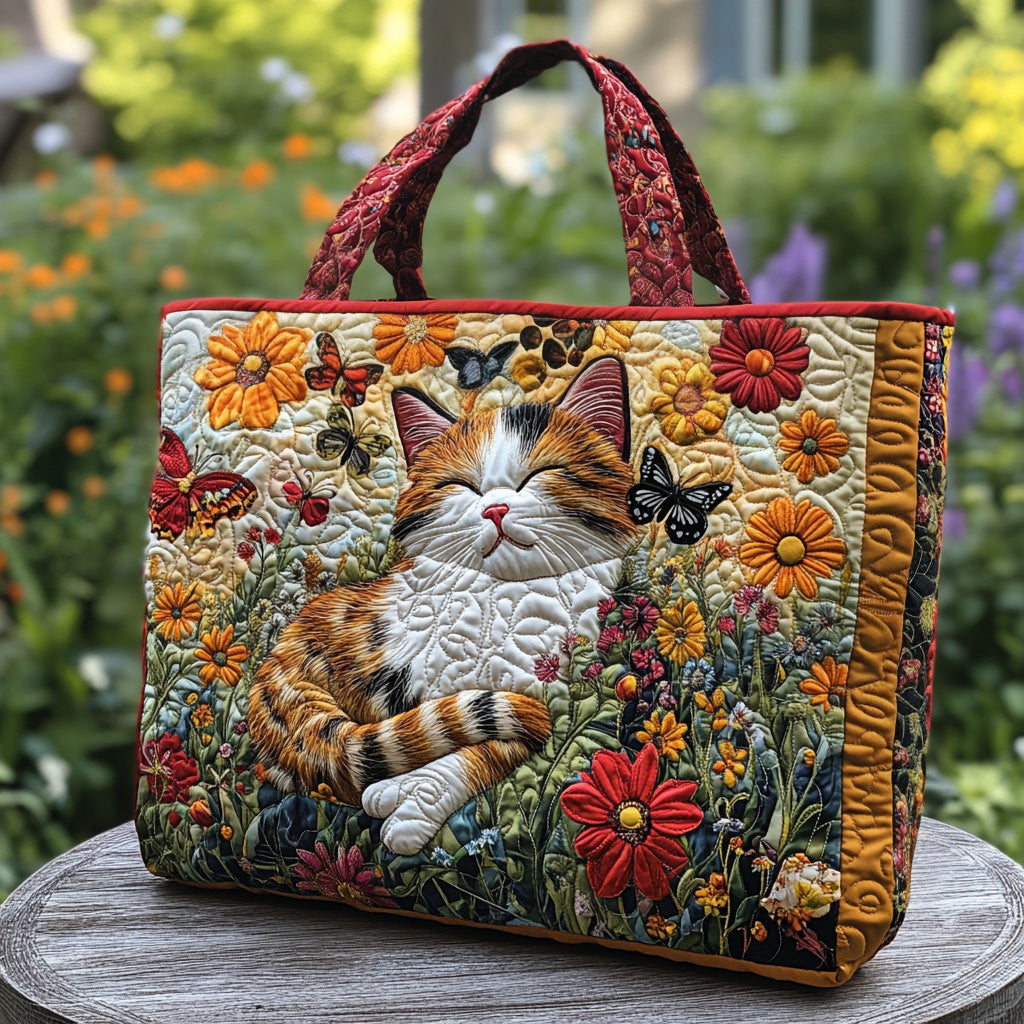 Paw Haven Quilted Tote Bag The Best Tote Bag Unusual Cat Gifts