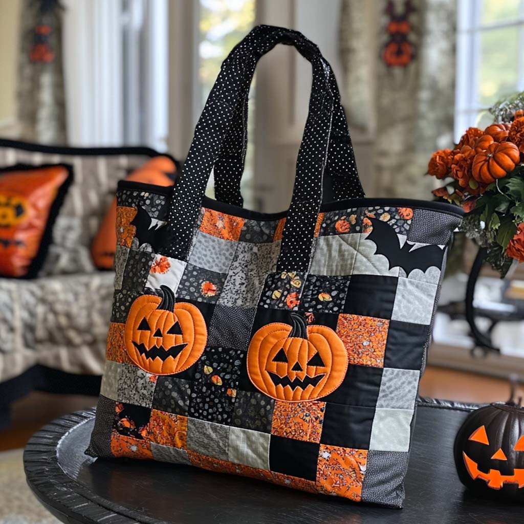 Phantom Trail Quilted Tote Bag The Best Tote Bag Halloween Gift Ideas