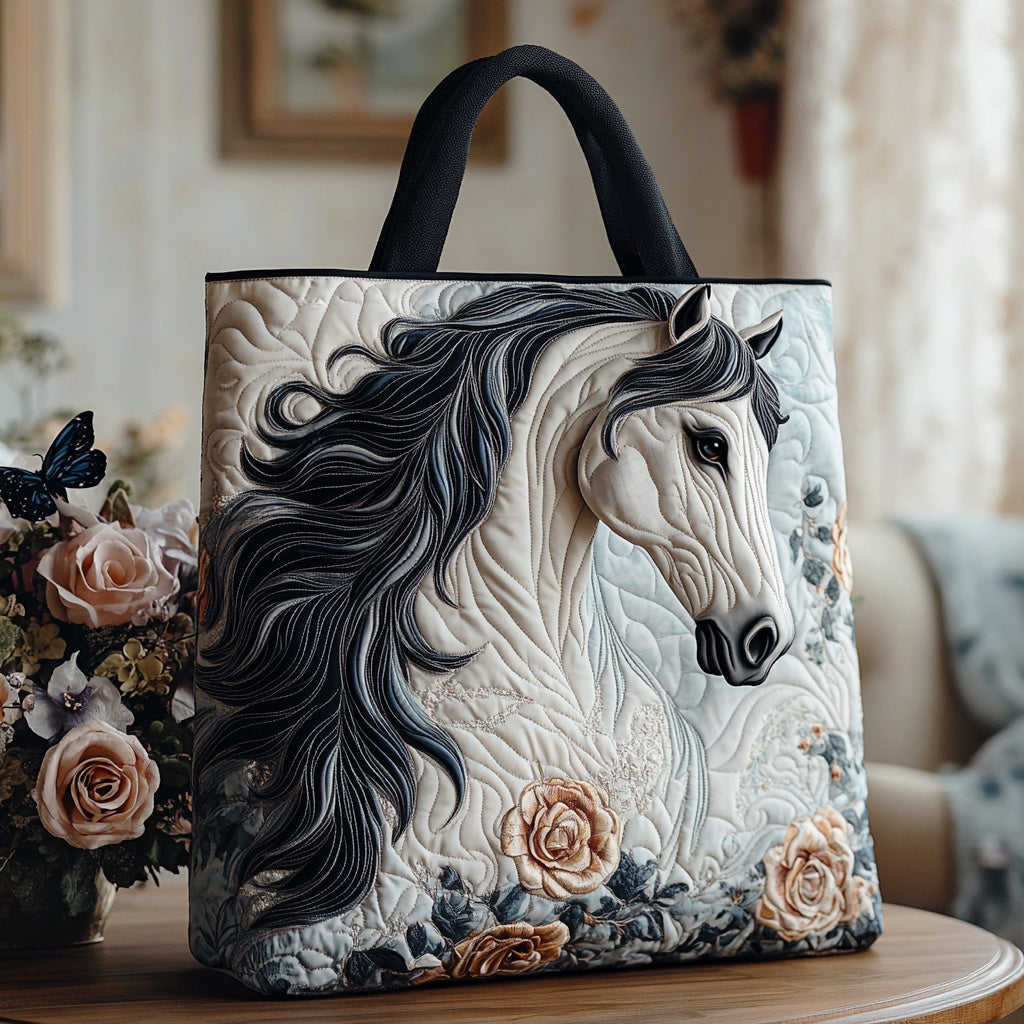 Prairie Spirit Quilted Tote Bag Best Shoulder Tote Bag Gifts For The Horse Lover Woman