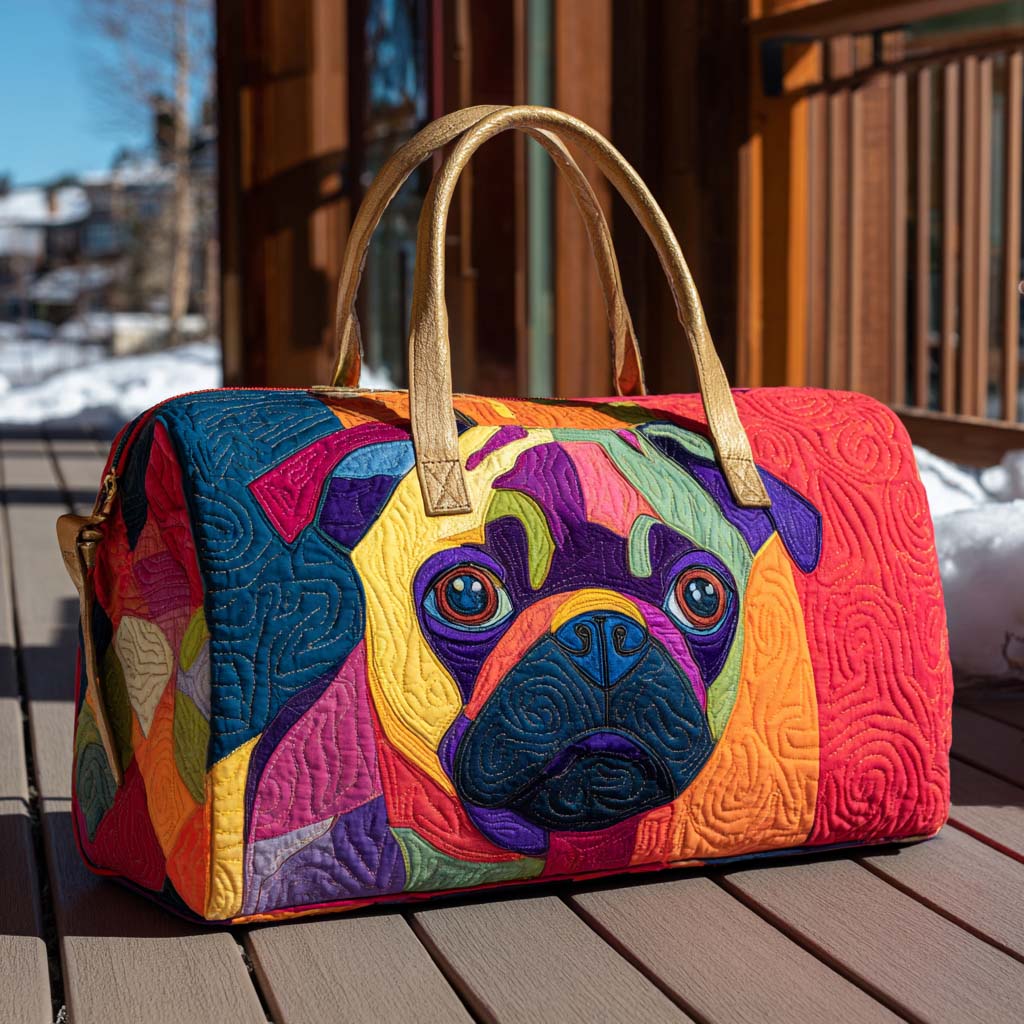 Puglet Joy Quilted Duffle Bag Target Duffle Bag Dog Person Gifts