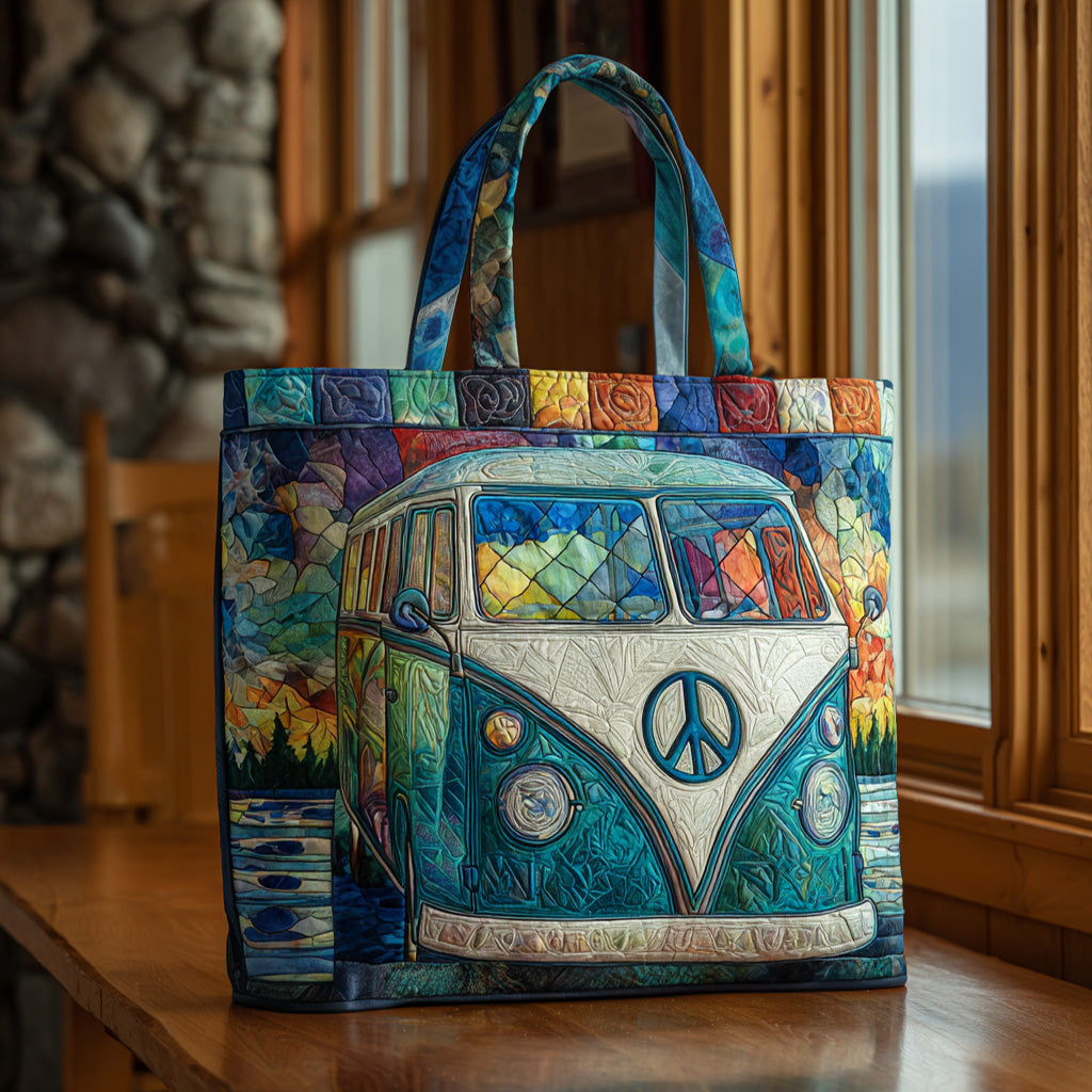 Retro Motion Quilted Tote Bag Good Shoulder Bags Useful Mother's Day Gifts