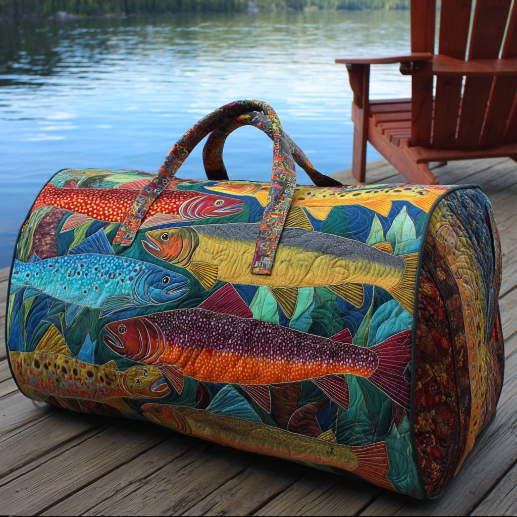 River Run Quilted Duffle Bag Women's Sport Duffel Bag Good Birthday Gifts