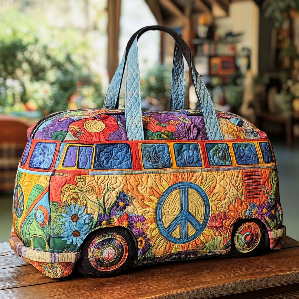 Road Rhythm Quilted Duffle Bag Duffle Bag Womens Large Unique Gifts For Hippies