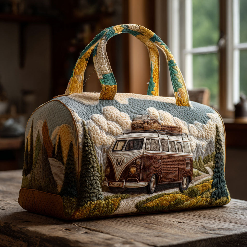 Rolling Vibes Quilted Duffle Bag Womens Gym Duffle Bag Good Gifts For Hippie Girlfriend