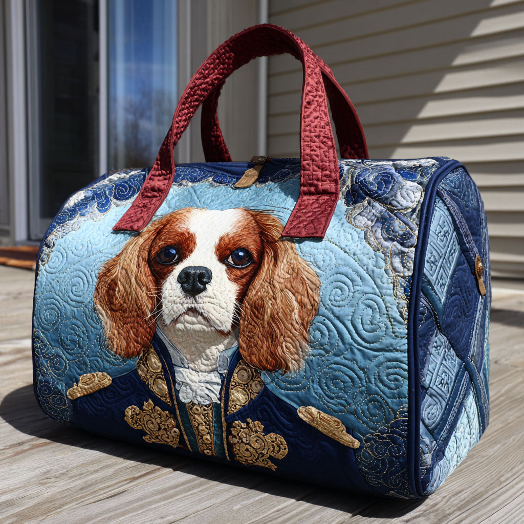 Royal Spaniel Quilted Duffle Bag Quilted Gym Bag Great Gifts For Dog Lovers
