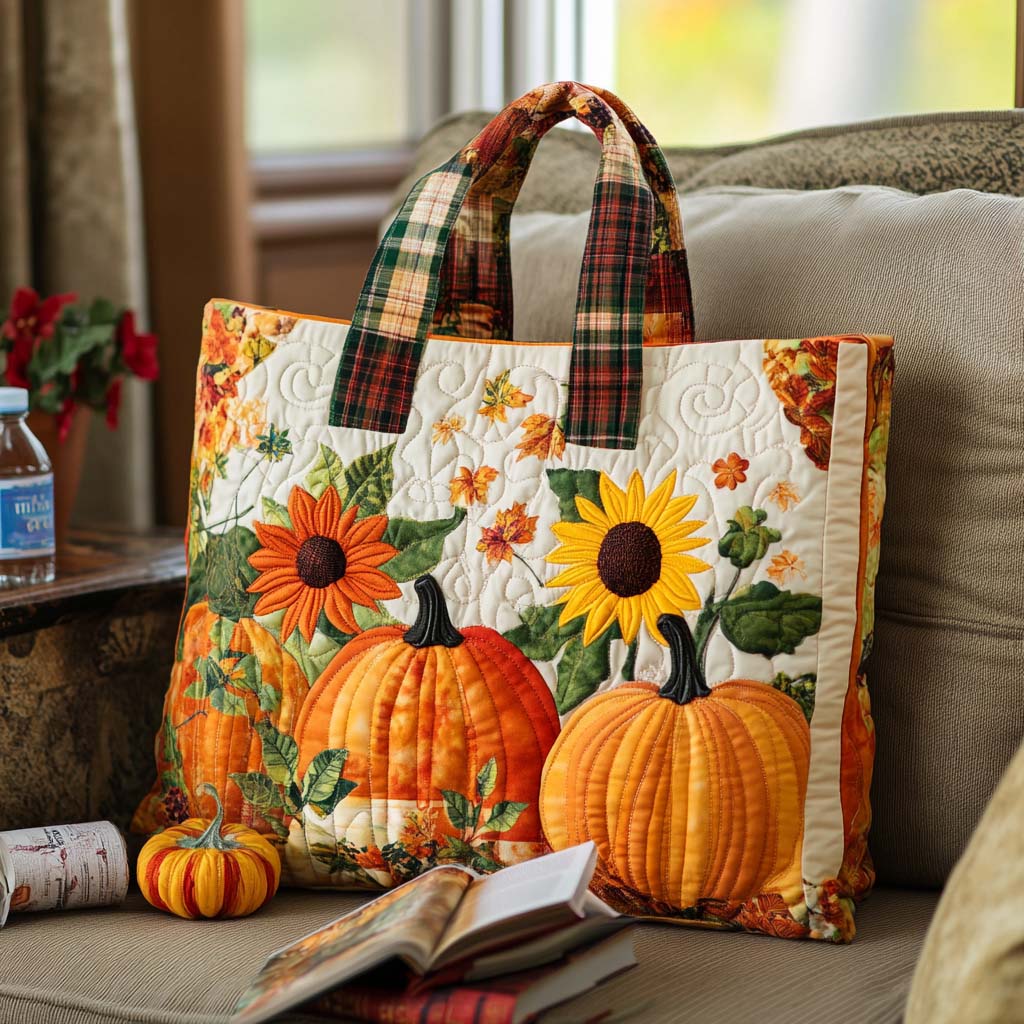 Rustic Bliss Quilted Tote Bag The Perfect Tote Bag Autumn Gifts Items