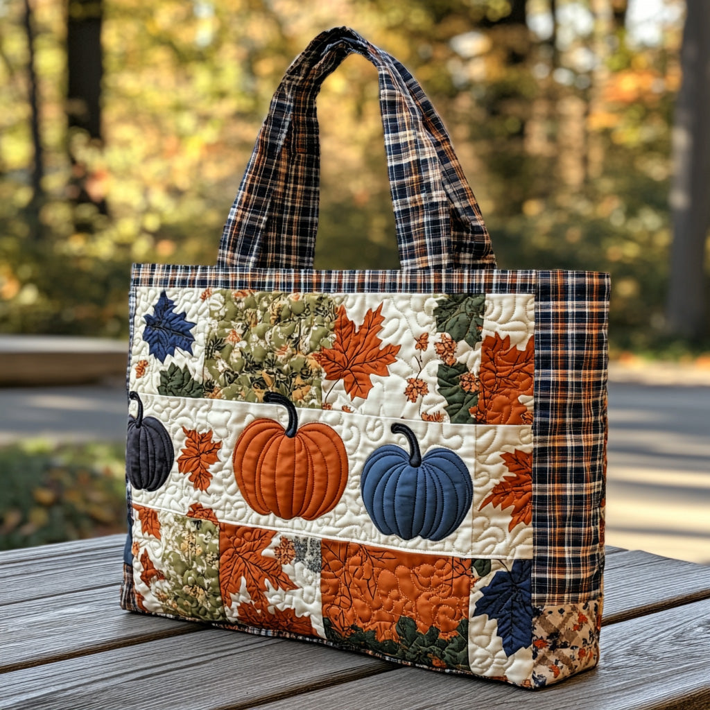 Rustic Charm Quilted Tote Bag Shoulder Handbag Gift Ideas For Fall