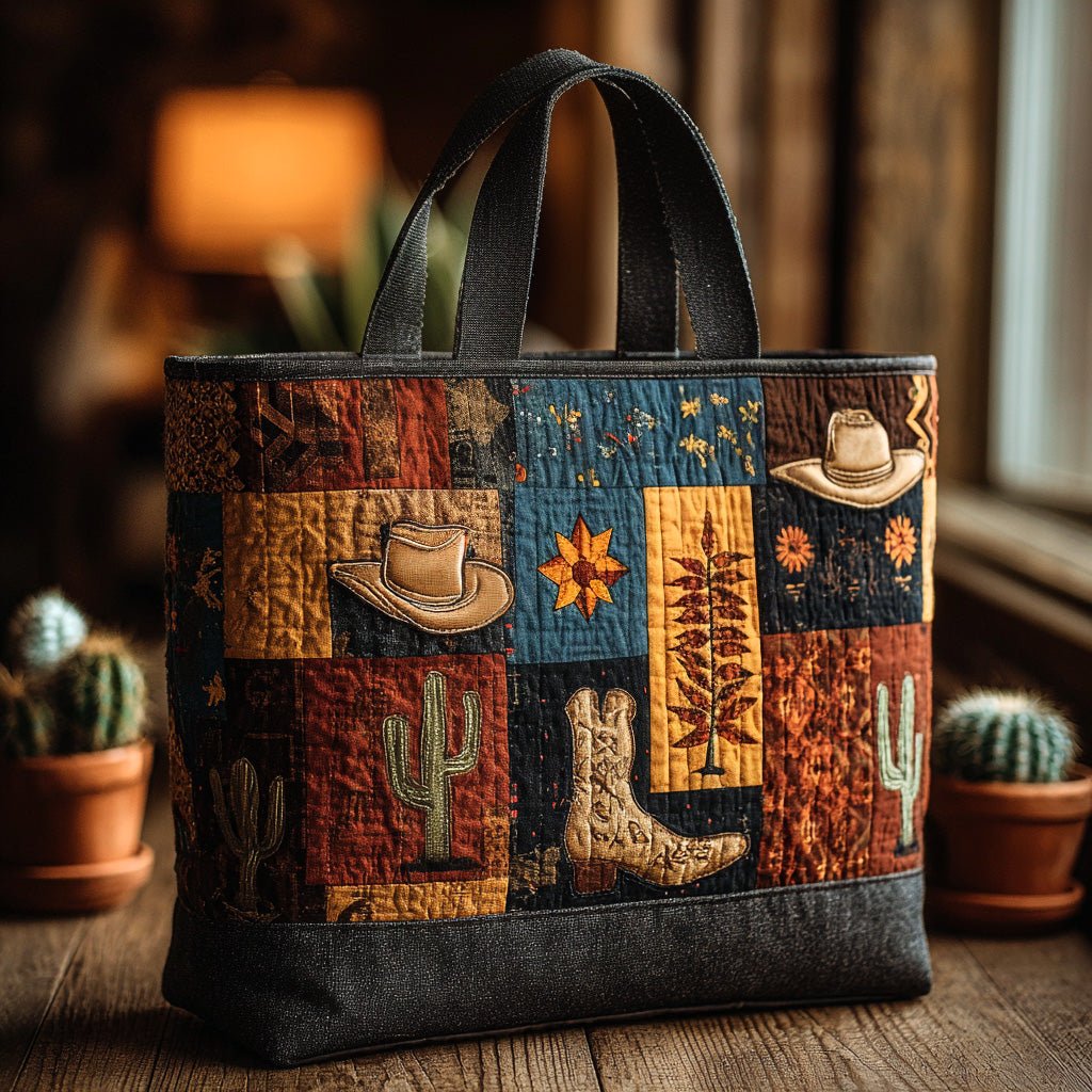 Saddle Up Style Quilted Tote Bag Best Work Totes For Women Birthday Gifts For Dragonfly Lovers