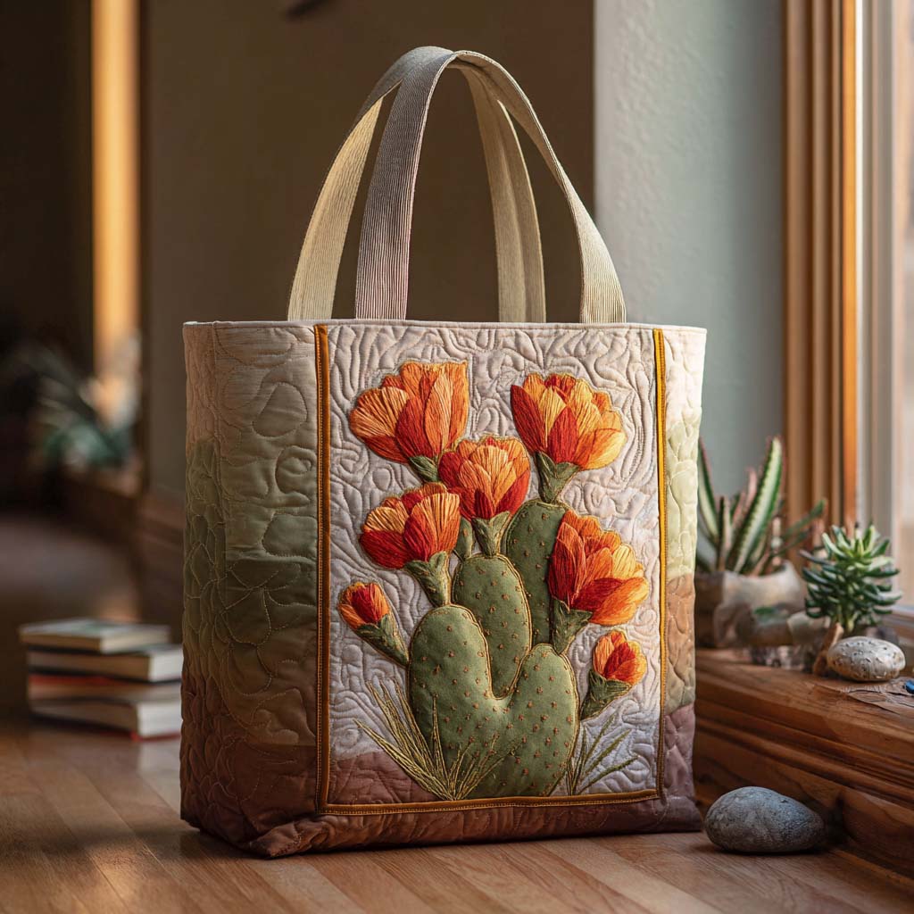 Saguaro Dust Quilted Tote Bag Shoulder Bag Cute Mother's Day Gifts For Grandma