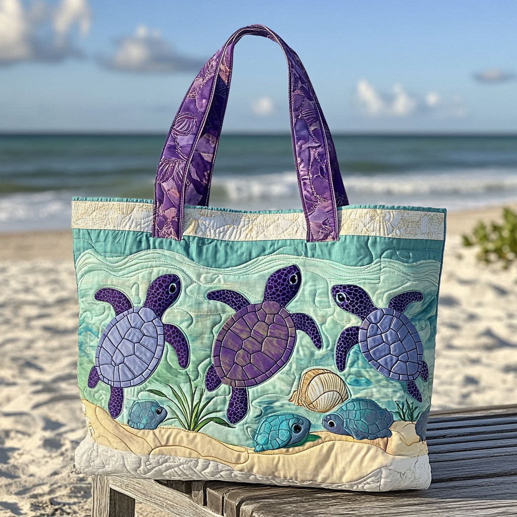 Saltwater Soul Quilted Tote Bag Best Totes Sea Turtle Gift Shop