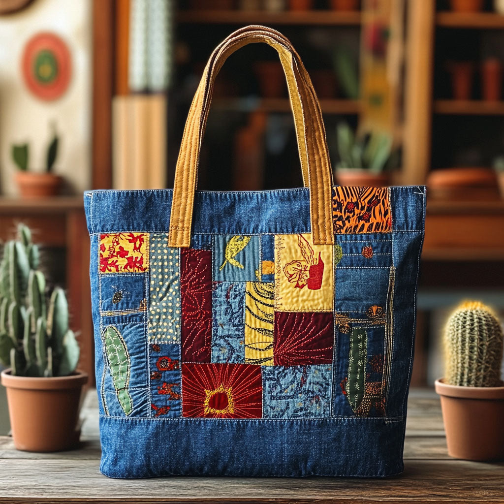 Savannah Mosaic Quilted Tote Bag Best Bags For Women Black Women Melanin Gifts