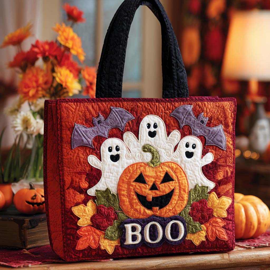 Scary Sweet Quilted Tote Bag Best Luxury Tote Halloween Gifts For Adults