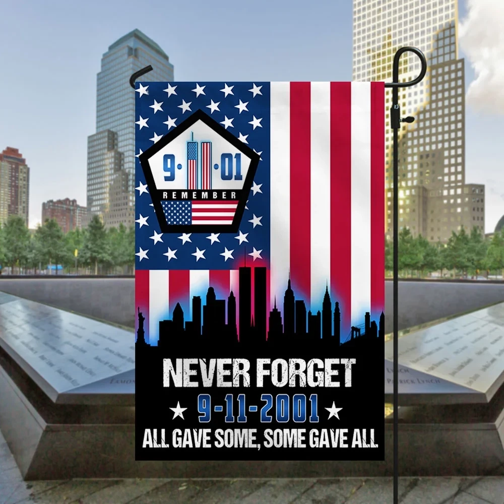 September 11th Never Forget All Gave Some 9 11 Memorial American Pentagon Flag Patriotic Flag Best Gift