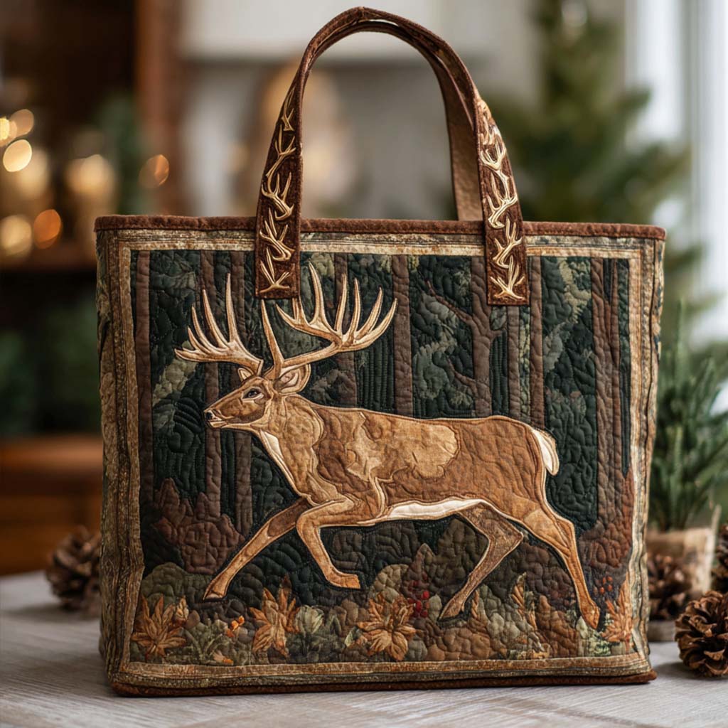 Silent Valley Quilted Tote Bag Most Popular Shoulder Bags Great Gifts For Deer Hunters