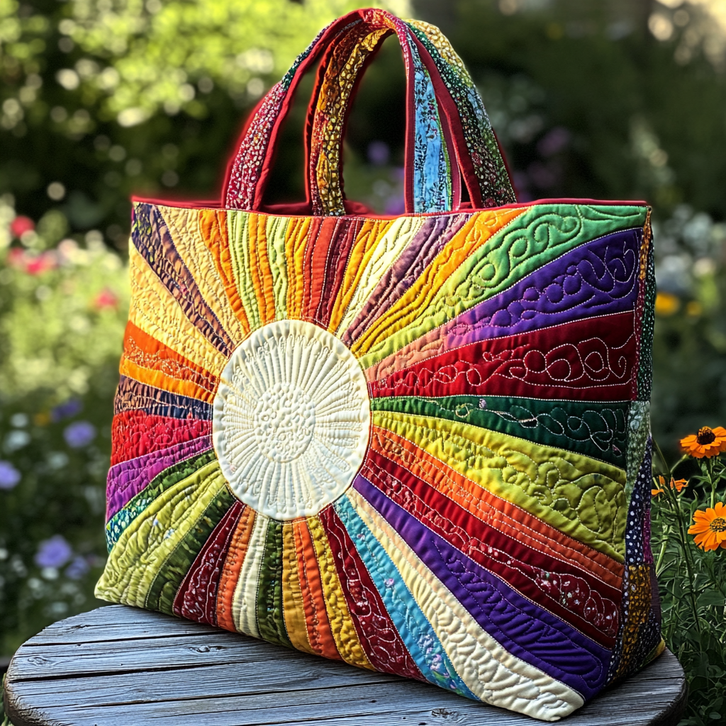 Solar Garden Quilted Tote Bag The Best Tote Bag Top 10 Mother's Day Gift Ideas