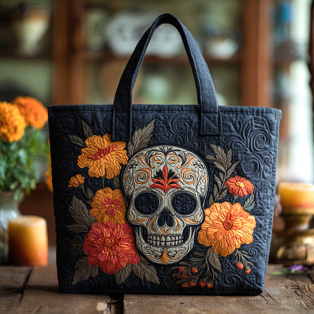 Soul Candy Quilted Tote Bag Handbags Dia De Los Muertos Gifts