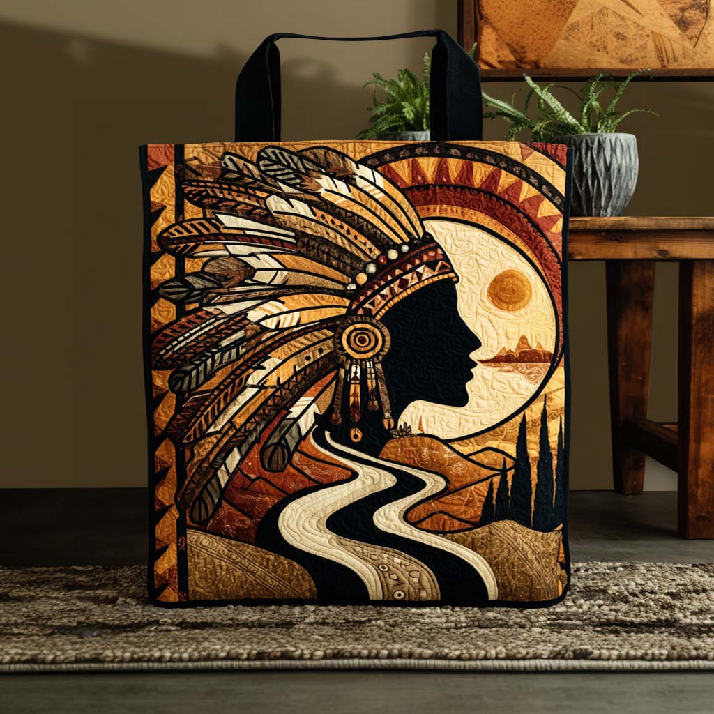 Spirit Queen Quilted Tote Bag Popular Totes Native American Themed Gifts