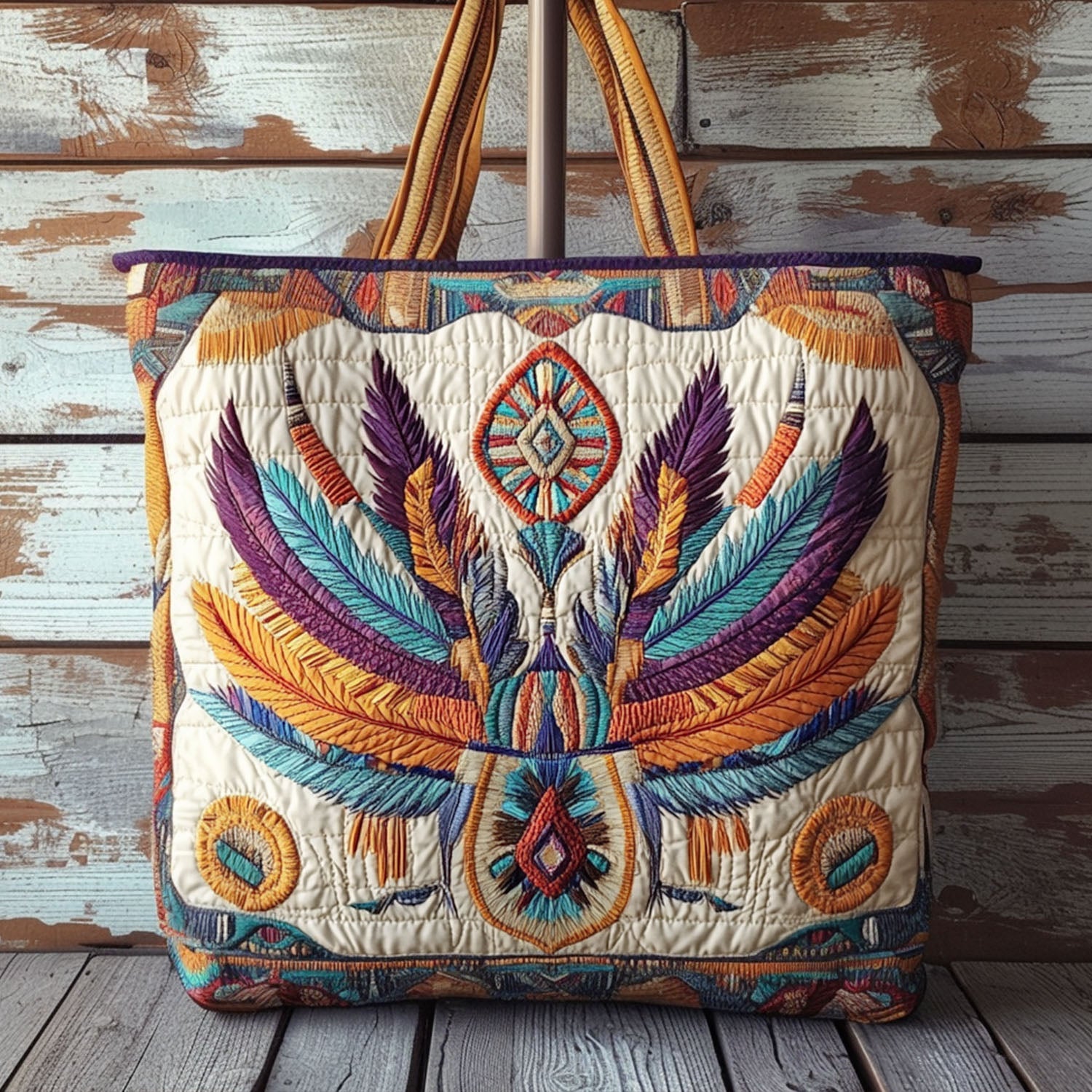 Star Nest Quilted Tote Bag High Quality Totes Native Gifts For Men Women