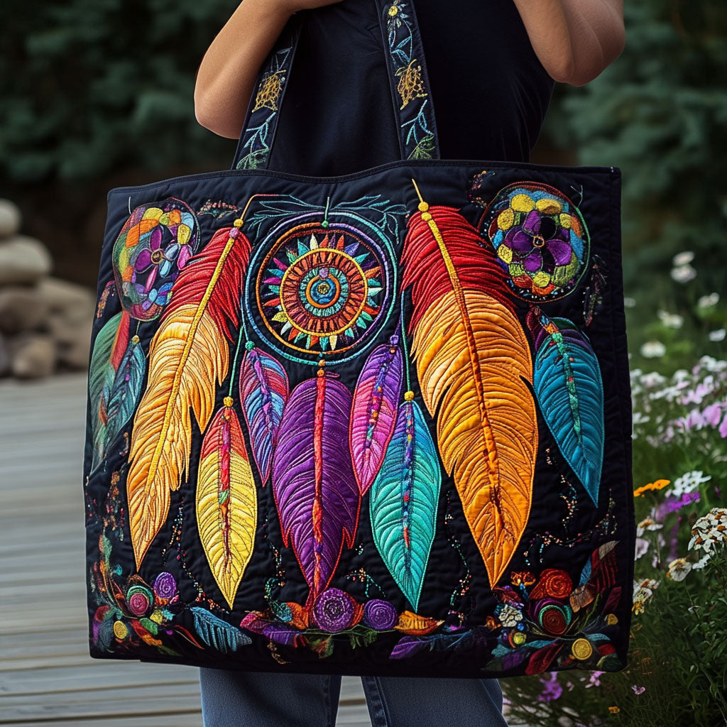 Stitched Dreams Quilted Tote Bag Nice Tote Bags Native American Indian Gifts
