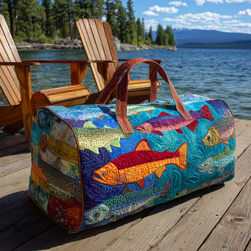 Stream Catch Quilted Duffle Bag Gym Duffle Gifts For Mom From Daughter