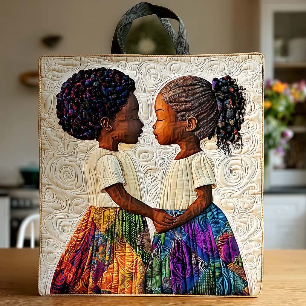 Sunday Best Quilted Tote Bag Best Mom Tote Bag Best African American Gifts - Image 3