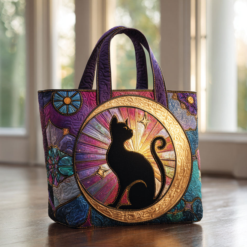 Sunlit Muse Quilted Tote Bag Best Shoulder Bags For Everyday Cat Related Presents