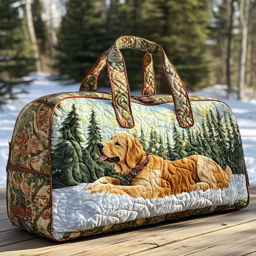 Sunlit Paws Quilted Duffle Bag Womens Gym Duffle Bag Cool Gifts For Dog Lovers
