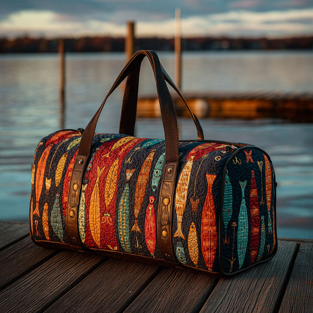 Sunset Cast Quilted Duffle Bag Small Duffle Bag Women Best Gifts For Her
