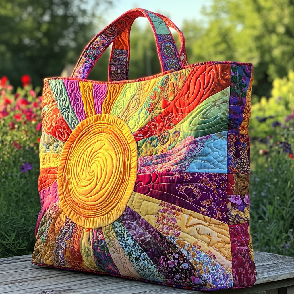 Sunshine Dreams Quilted Tote Bag Most Popular Tote Bags Mother's Day Gifts For Wife