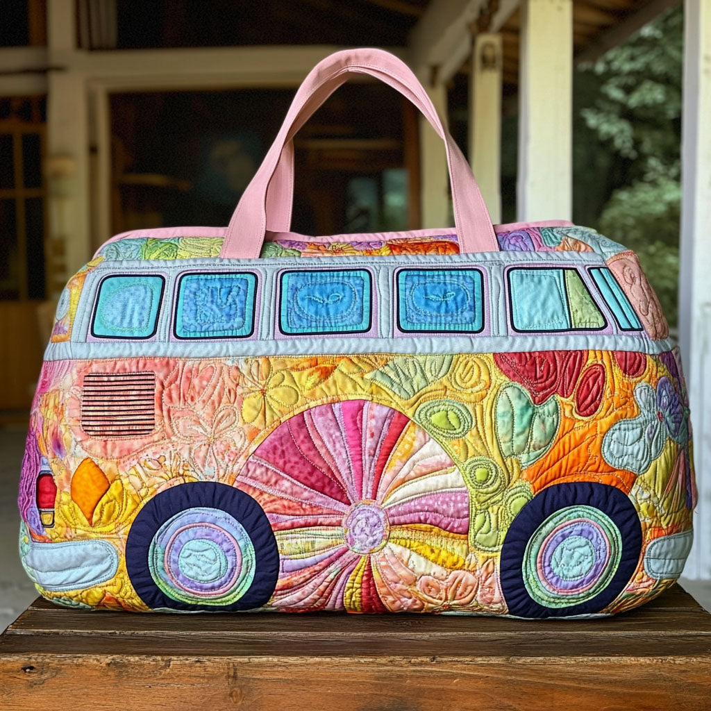 Sunshine Miles Quilted Duffle Bag Quilted Gym Bag Birthday Gift For Hippie Friend